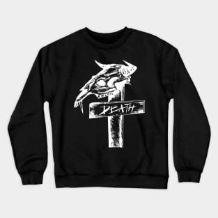 The Mark of The End (White on Black) Crewneck Sweatshirt